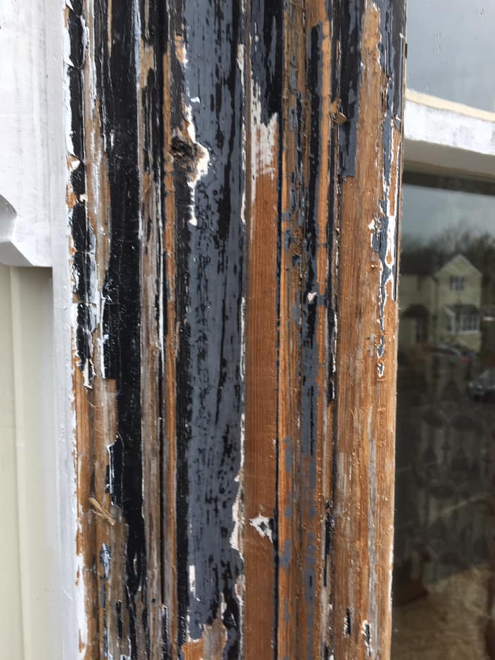 Conserved timber on a period property